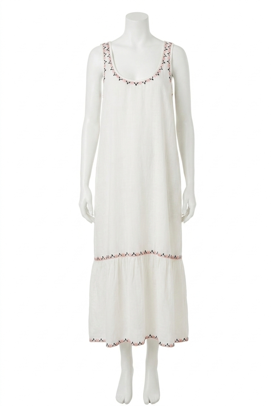 NEW HATCH maternity the edie dress in white floral